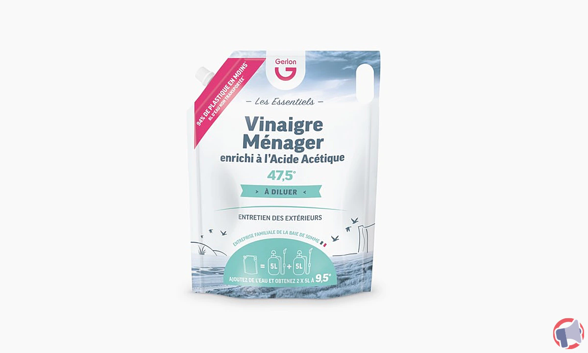 Rappel produit : vinaigre ménager 47,5° de la marque Gerlon