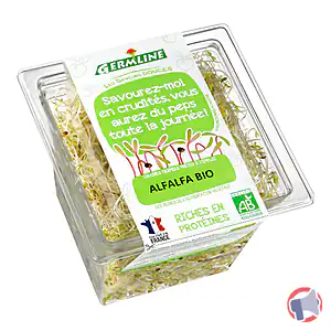 Rappel produit Graines germées biologiques Alfalfa GERMLINE