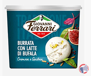 Rappel produit BURRATA CON LATTE DI BUFALA GIOVANNI FERRARI