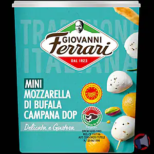Rappel produit MINI MOZZARELLA DI BUFALA CAMPANA DOP GIOVANNI FERRARI