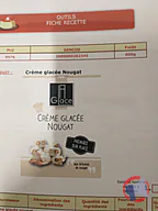 Rappel produit CREME GLACEE NOUGAT. LA GLACE