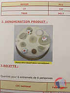 Rappel produit entremet caramel fromage blanc LA GLACE