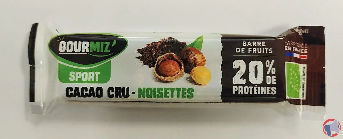 Rappel Gourmiz : Barre fruits cacao cru noisettes — rappel produit du jour