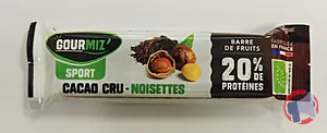Rappel produit Barre de fruits Cacao cru - Noisettes protéinée (40 g) GOURMIZ'