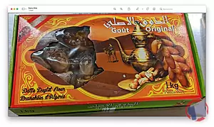 Rappel produit Datte branchée deglet Nour d'Algérie Goût Original 1 kg Goût Original