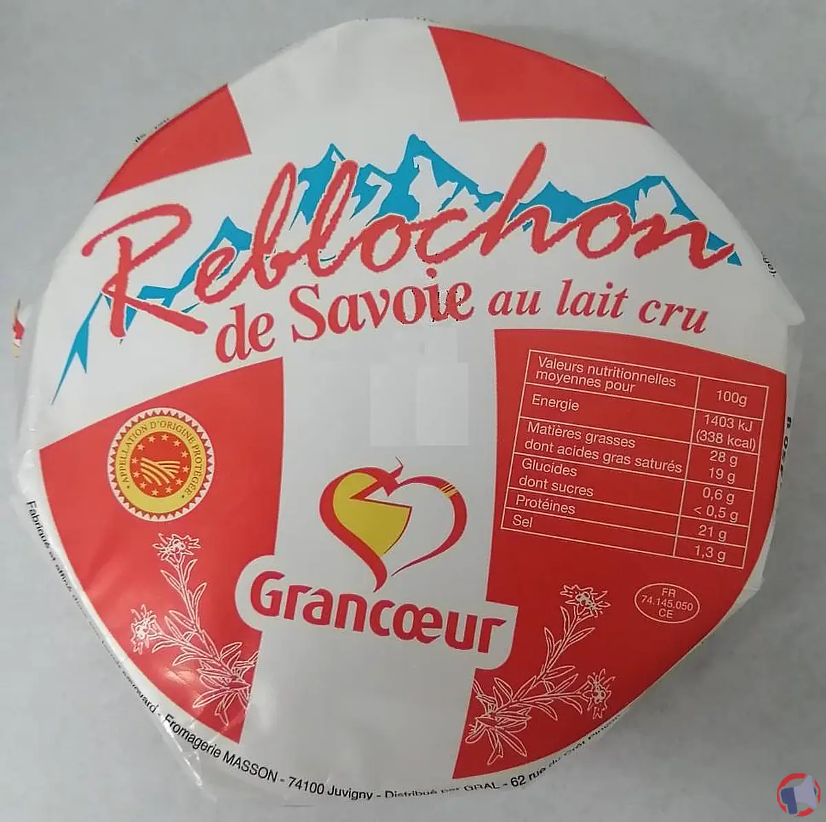 Rappel : grancoeur reblochon savoie lait cru – que faut-il savoir ?