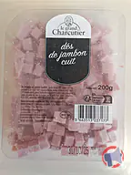 Rappel produit Dé de Jambon cuit 200g Le grand Charcutier (photo numéro 1)
