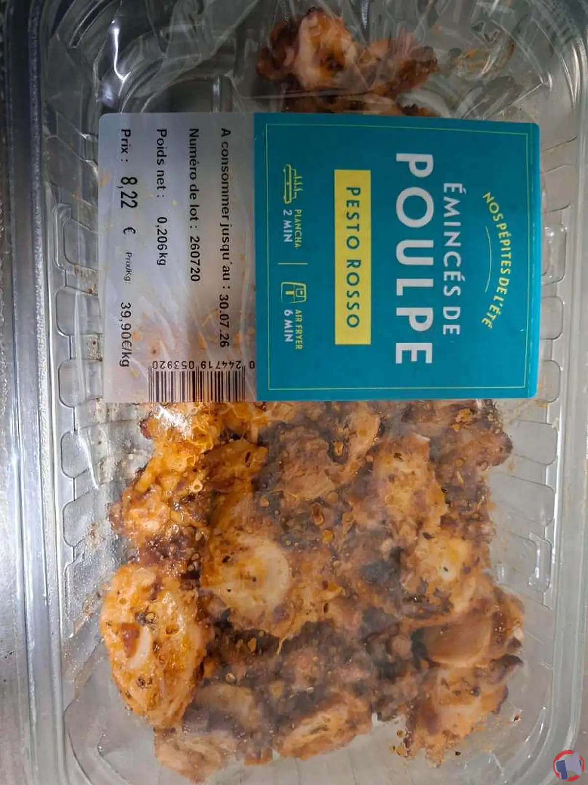 Rappel grand frais : émincés de poulpe au pesto rosso, que faire en cas de produit rappelé