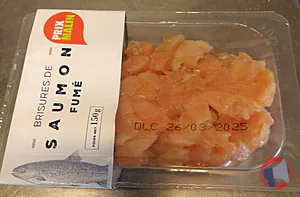 Rappel produit Brisures de saumon fumé 150g GRAND FRAIS / FRESH / mon-marché.fr