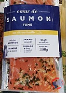 Rappel produit GRAND FRAIS / FRESH / mon-marché.fr Coeur de saumon fumé citron basilic 300g