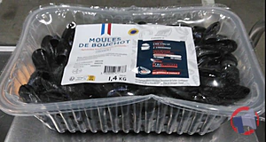 Rappel produit Moules de bouchot origine France 1,4kg Grand frais