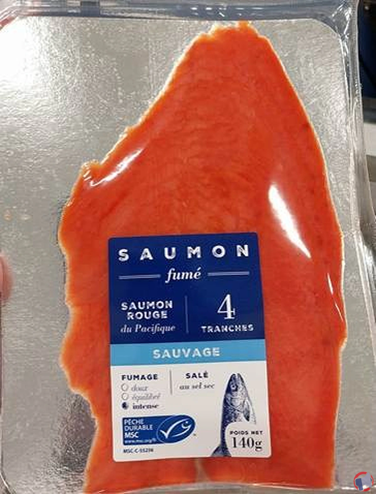 Grand frais saumon fumé sauvage msc 140g : rappel produit