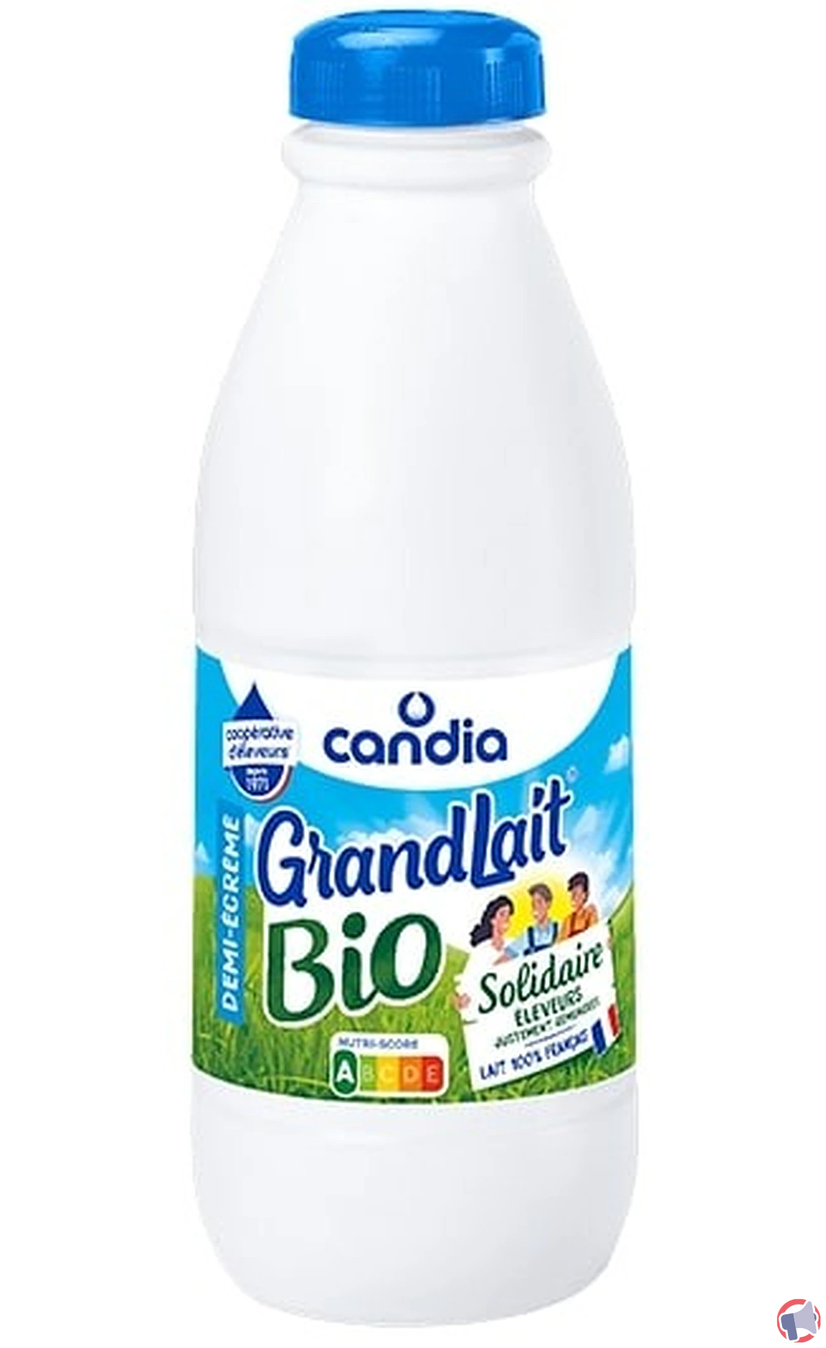 Rappel de produit : GrandLait BIO Bouteille 1L en pack de 8