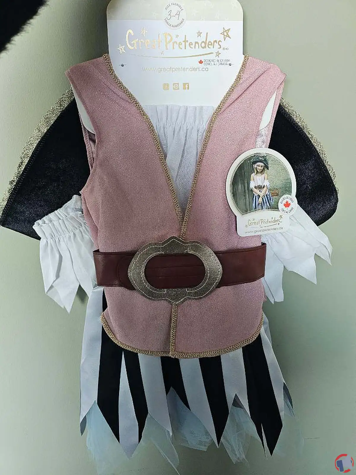 Rappel de la robe de pirate Kira de Great Pretenders : risque de brûlures