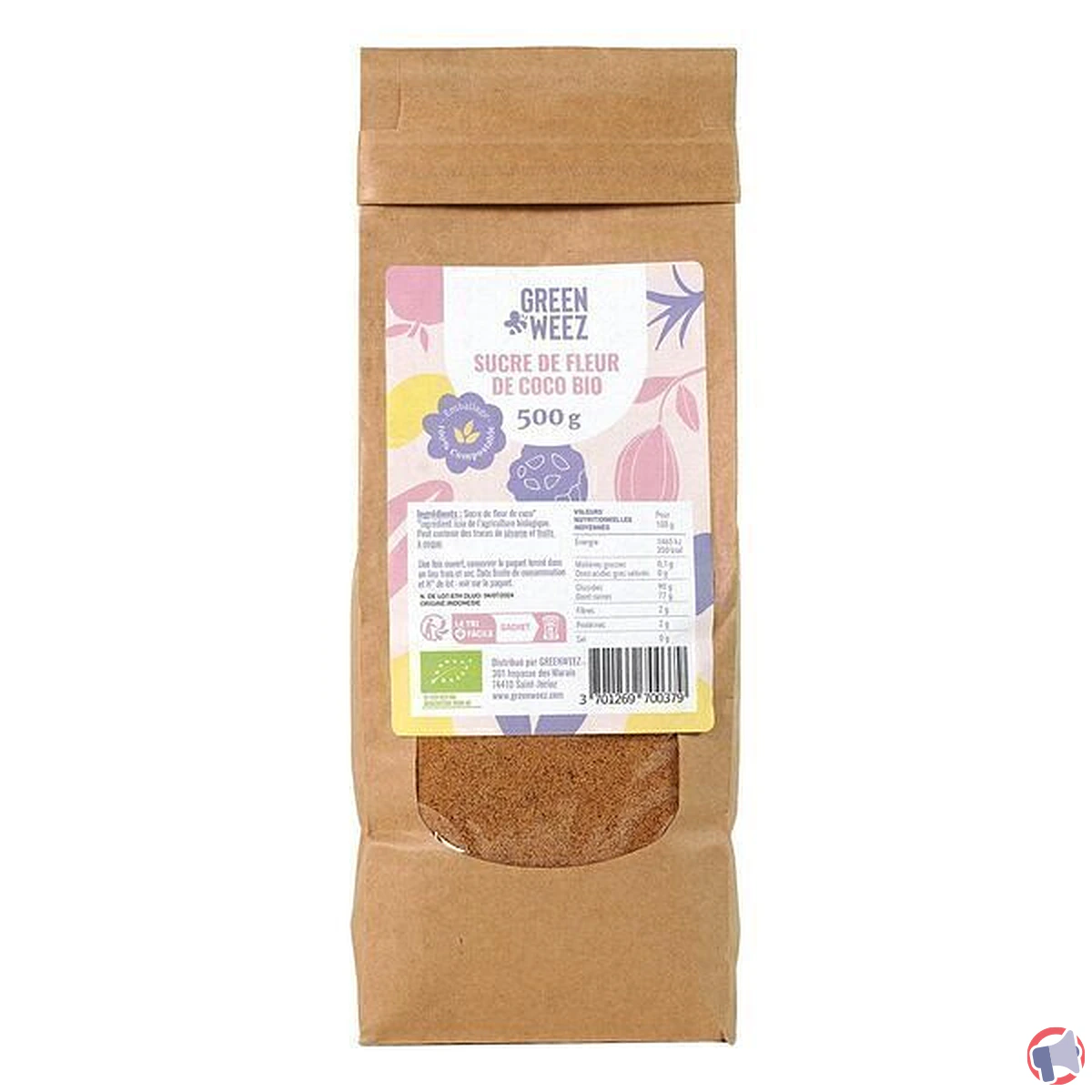 Rappel du produit greenweez sucre fleur coco bio : un contrôle qualité nécessaire