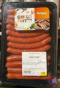 Rappel produit MERGUEZ X12 GRILLO PARTY