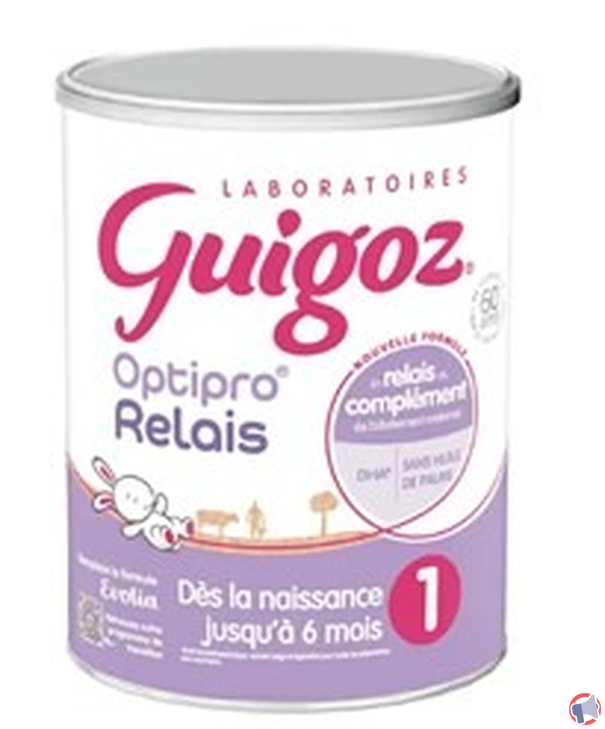 Guigoz optipro relais 1.0.6 moi : rappel de produit et mesures de sécurité