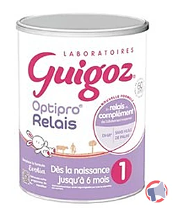 Rappel produit Guigoz Optipro Relais 1 (0-6 mois) GUIGOZ