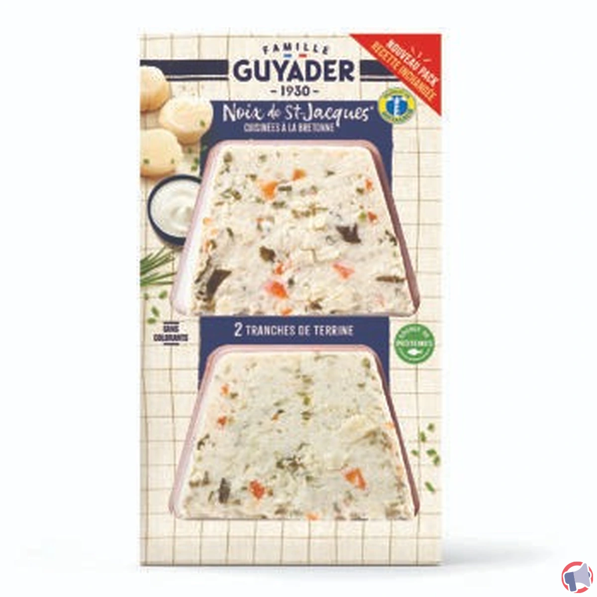 Rappel produit : guyader terrine de poisson tartinable