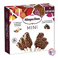 Rappel produit Crèmes Glacées 3/3 Bâtonnets et Mini bâtonnets Häagen-Dazs