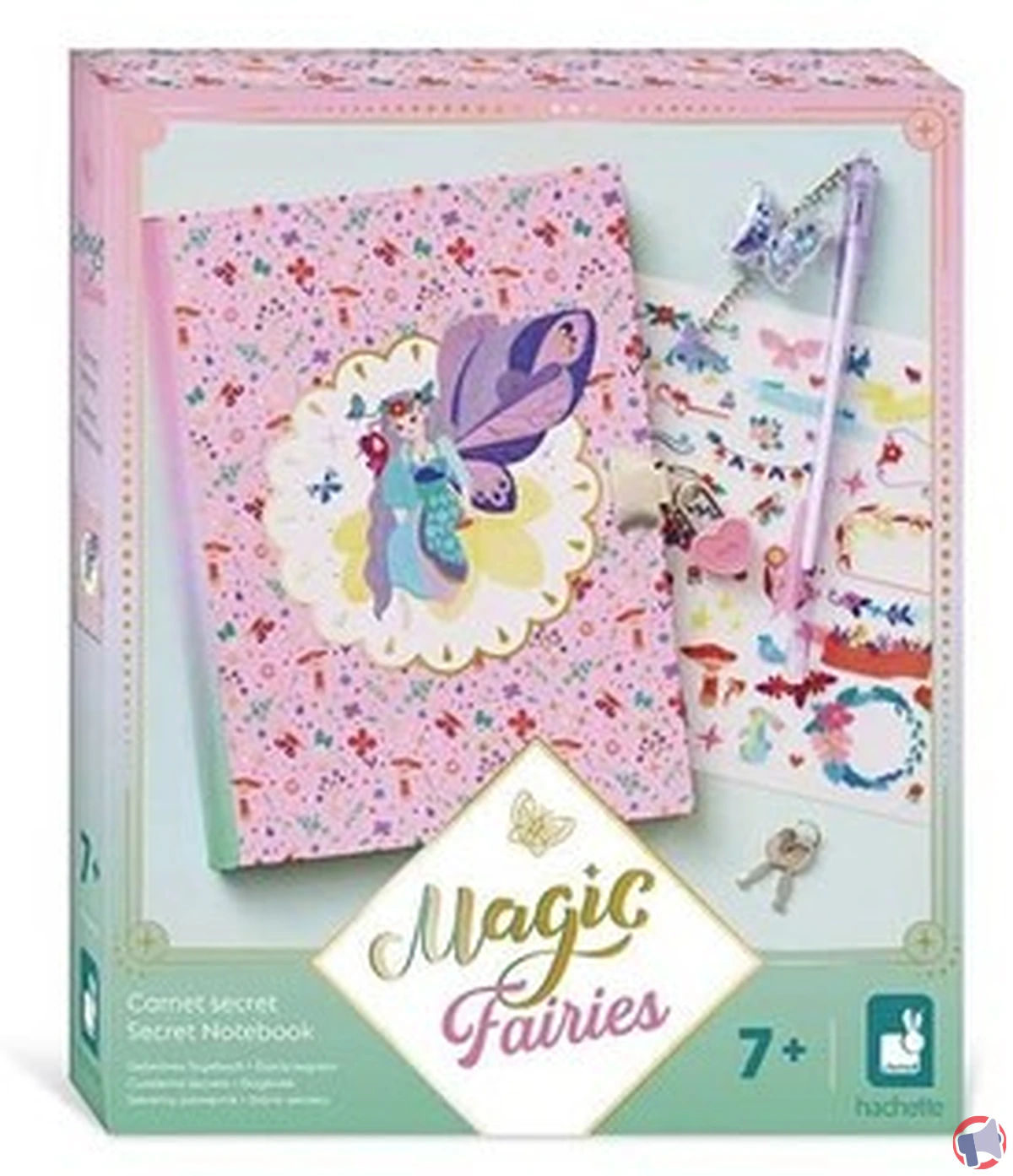 Rappel produit : coffret carnet secret Magic Fairies de Hachette - Janod
