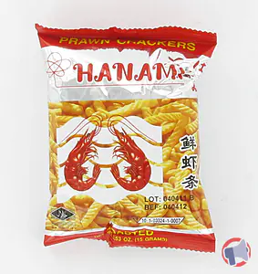 Rappel produit Craquelins saveur crevettes HANAMI