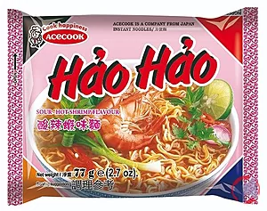 Rappel produit Soupe de nouilles instantanées HAOHAO HAOHAO