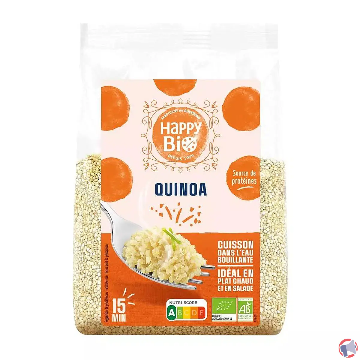 Rappel de produit : Quinoa vrac de la marque Happy Bio