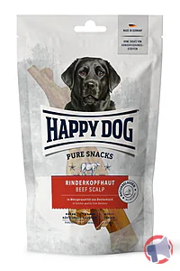 Rappel produit Pure Snack Peau de Bœuf 250g Happy Dog