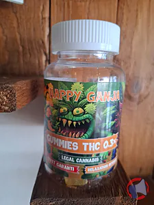 Rappel produit HAPPY GANJA GUMMIES THC 0.3% HAPPY GANJA