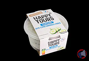 Rappel produit Tzatziki aux concombres frais Happy Yours