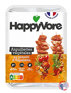Rappel produit Aiguillettes végétales au piment d'Espelette Happyvore