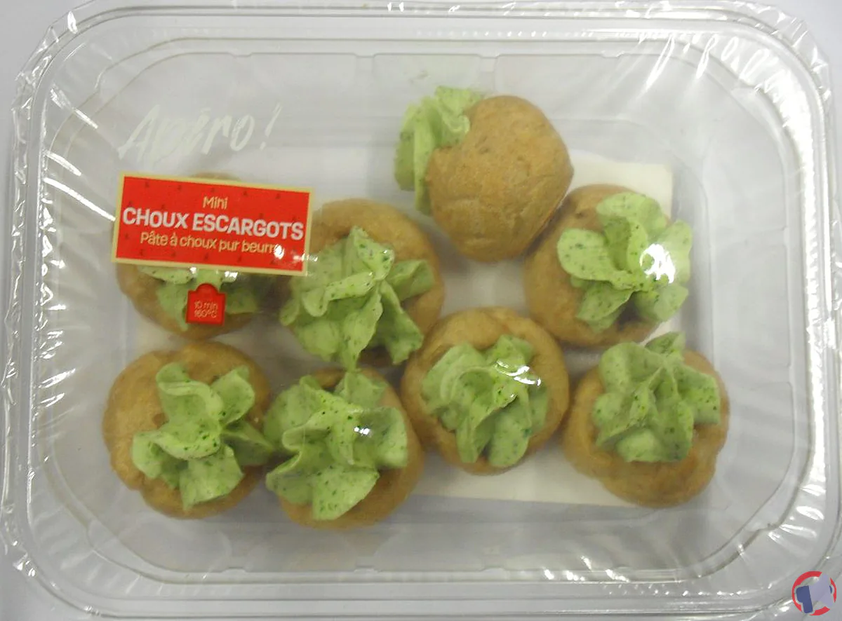 Rappel produit : mini choux escargots Hardouin pour anomalie d'étiquetage