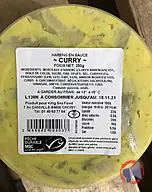 Rappel produit HARENGS SAUCE CURRY