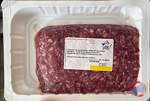 Rappel produit Préparation de viande bovine hachée 99% au vinaigre HelloFresh