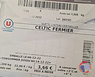 Rappel produit CELTIC FERMIER AU LAIT CRU HENNART (photo numéro 3)