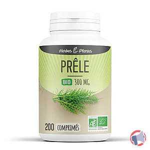Rappel produit Comprimés de Prêle biologique 300mg et Gélules de Prêle biologique 190mg Herbes et Plantes