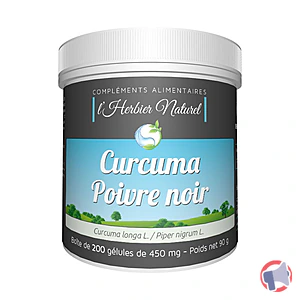 Rappel produit Curcuma/Poivre Herbier Naturel