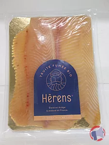 Rappel produit Truite biologique fumée (sachet ou tranchée) Herens et aucune marque
