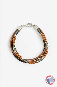 Rappel produit Bracelet à perles et fermoir à pince H&M