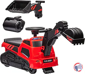 Rappel produit Tracteur tractopelle Enfant Porteur HOMCOM