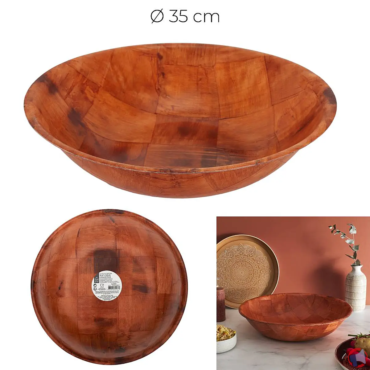 Alerte rappel : plat creux couscous de Home Deco Factory