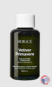 Rappel produit Vetiver Primavera - Huile pour barbe à l'huile de ricin Horace