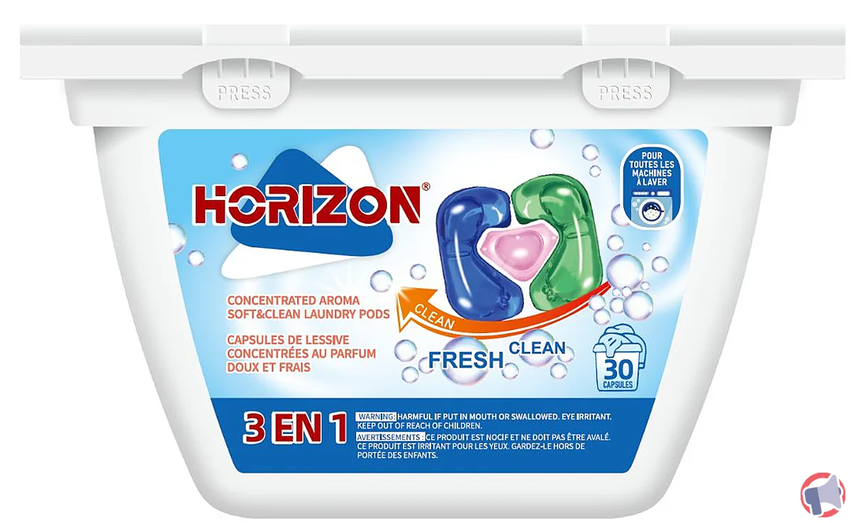 Alerte au rappel : horizon lessive concentrée – risques et consignes de sécurité