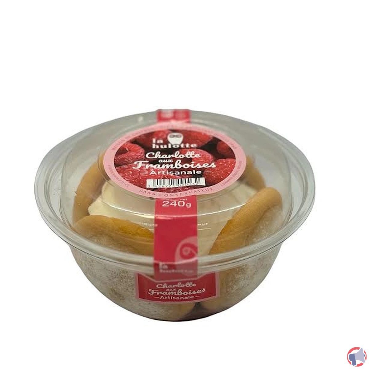 Rappel de produit : charlotte à la framboise de la marque La Hulotte