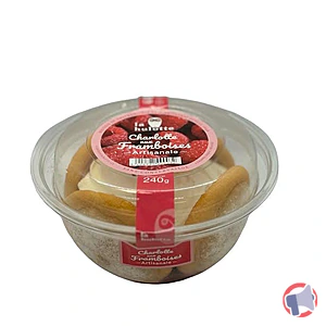 Rappel produit CHARLOTTE A LA FRAMBOISE 240g LA HULOTTE