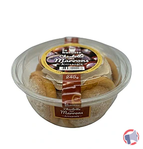 Rappel produit CHARLOTTE AU MARRON 240g LA HULOTTE