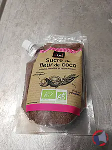 Rappel produit Sève de fleur de cocotier cristallisée non raffinée dit "Sucre de coco" biologique ibo!