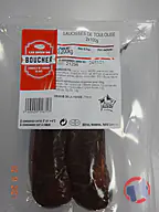 Rappel produit SAUCISSES DE TOULOUSE 2x100g LES IDEES DU BOUCHER (photo numéro 1)