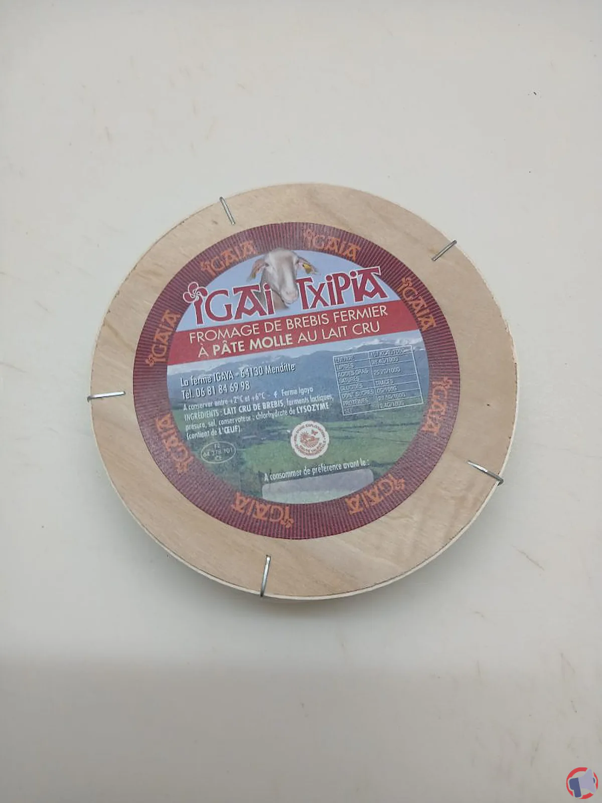 Rappel igaitxipia : fromage de brebis fer rappelé